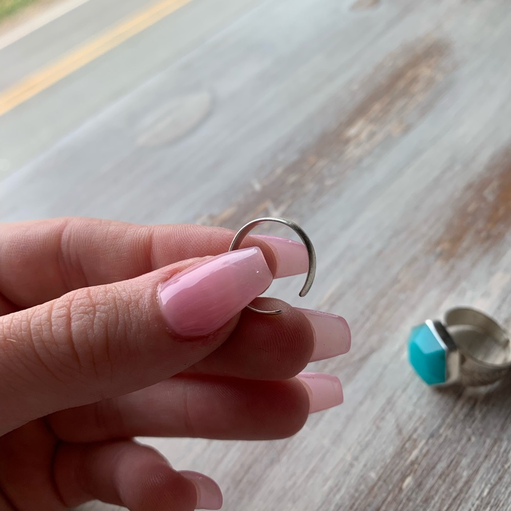 925 Peruvian Amazonite Ring + 2 Gifts - image 7